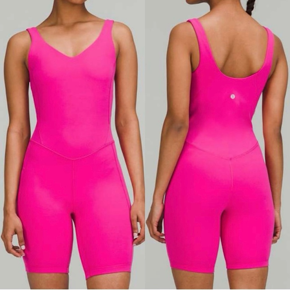 Lululemon Align Onesie 8" in Sonic Pink (Size 4)